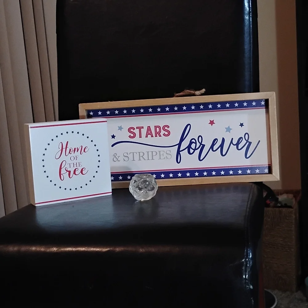 🦩Stars & Stripes AMERICA home Decor Bundle - 3 Pieces - Picture 15 of 16